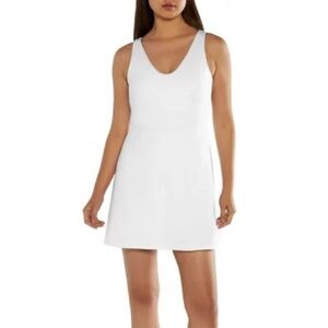 GapFit Women's Active Tank Dress w/ Built In Shorts  | Color: White | NEW/NWT!!